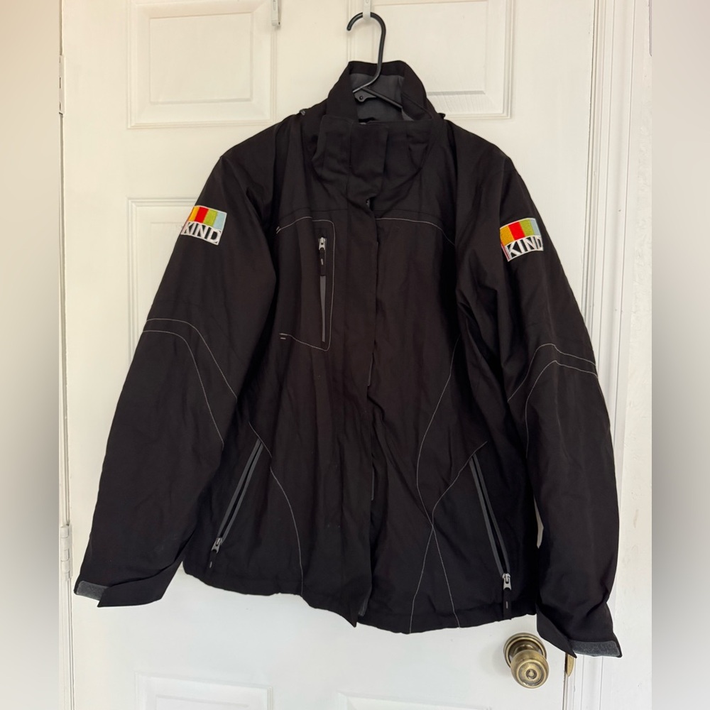 KIND SKI JACKET BLACK UNISEX LARGE by Ezem